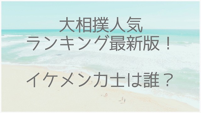 大相撲、人気、ランキング